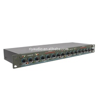 Compresseur de son stéréo en métal RIY Model 166, processeur audio, équipement audio portable pour karaoké