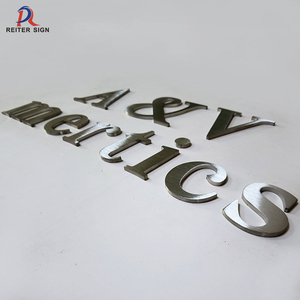 Insegna Personalizzata in Acciaio Inox Tagliata al Laser con Lettere dell'<span class=keywords><strong>Alfabeto</strong></span> Arabo e Inglese, Pubblicità IP65 Impermeabile <span class=keywords><strong>per</strong></span> Decorazione Murale - Product Image 2