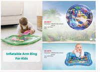 Châteaux gonflables circulaires en PVC de luxe personnalisés pour plusieurs personnes et îles flottantes, installations de parc aquatique de grande envergure