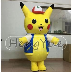 हॉट सेलिंग पिकाचू शुभंकर पोशाक, कार्टून शुभंकर कपड़े विज्ञापन पार्टी सक्रिय - Product Image 4