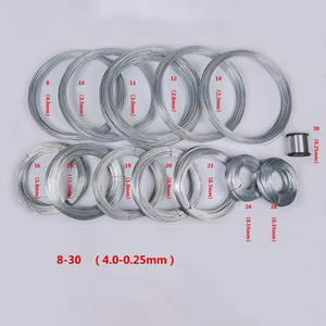 Alambre de Amarre Galvanizado de Acero con Bajo Contenido de Carbono y Alta Resistencia a la Tracción, Calibre 12/16, 1.2-1.6mm, para Corte, Unión y Colgado - Product Image 2