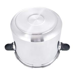 Autocuiseur en aluminium 23L Marmite de cuisson haute qualité en aluminium <span class=keywords><strong>Canner</strong></span> avec manomètre à cadran - Product Image 6