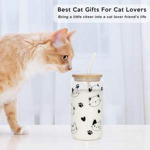 Ensemble <span class=keywords><strong>de</strong></span> cadeaux personnalisés pour animaux <span class=keywords><strong>de</strong></span> compagnie pour les amoureux des chats et des chiens <span class=keywords><strong>Trucs</strong></span> sur le thème des chats fous Lady Friends Girls - Product Image 4