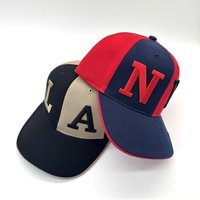 Gorra de Béisbol de Algodón de 6 Paneles con Bordado 3D en Dos Tonos, Estilo Moderno, Personalizable con Logotipo, para Equipos Deportivos, para Hombre