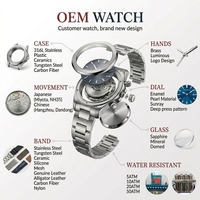 Reloj de Lujo para Mujer, Automático, Mecánico, de Acero Inoxidable, Resistente al Agua 50 Bar, con Nombre Personalizado, Proveedor de Relojes