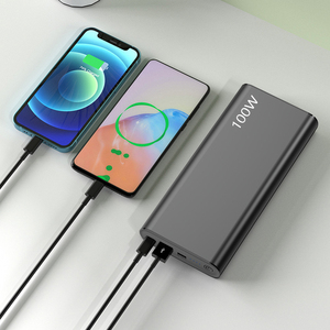 Alta capacidad PD 100W <span class=keywords><strong>Powerbank</strong></span> Carga rápida Dual USB C 30W Salida 25600mAh Laptop Power Bank - Product Image 3