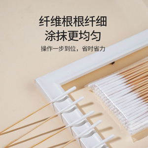 Haining <b>Tide</b> Cotton Swabs 10cm 100Pcs Absorbent Cotton For Makeup Removal Beauty Salon Use - Product Image 3