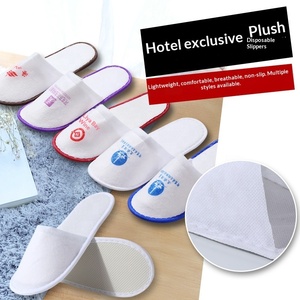 100 пар одноразовых тапочек Hongst из нетканого материала с открытым носком, экологичные, утолщенные, нескользящие, для отелей, с возможностью нанесения логотипа, производство Цзянсу - Product Image 6