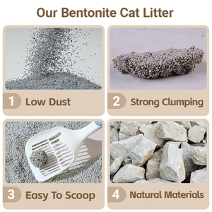Lettiera per Gatti RTS Smart Bentonite 8kg Ecologica a Bassa Polvere Altamente Assorbente Sicura Lettiera Agglomerante Minerale per Animali Domestici - Product Image 2