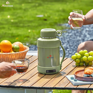 Bouilloire de voyage pour camping en plein air de 1,2 L Bouilloire à eau chaude portable isolée sous vide en acier inoxydable à double paroi - Product Image 4