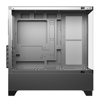 AntarcChill Black Micro-ATX ITX Tempered Glass RGB Fan Case USB3.0 Mid Tower Gaming PC Computer Chassis Case for Desktop