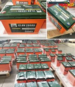 Портативная перезаряжаемая электростанция LiFePO4 12,8 В 280ah, бытовые литиевые батареи 12,8 В 205ah 25,6 В 2,56kwh - Product Image 6