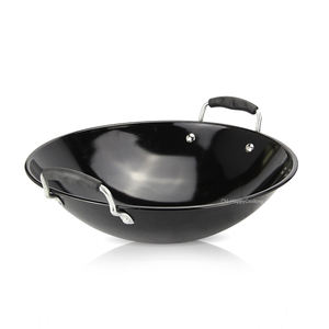 Happycooking-Juego de sartenes de hierro para cocina, <span class=keywords><strong>wok</strong></span> de granito, brasero, barbacoas, venta al por mayor - Product Image 6