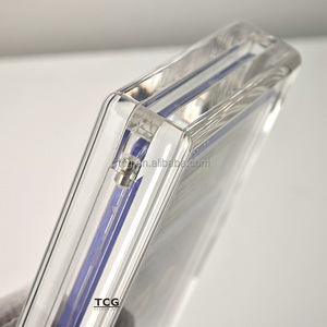 TCG étui à cartes gradué transparent personnalisé Dragon Ball Match Attax Sports Panini Mtg 35Pt acrylique clair givré Pokemon étui à cartes <span class=keywords><strong>vide</strong></span> - Product Image 4