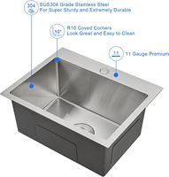 Évier de cuisine Fabrication fiable Grande capacité de production Fait à la main Premium Nano Surface mate anti-rayures