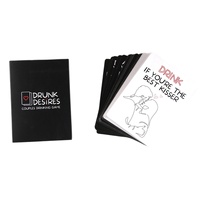 Jeu à boire pour couples pour stimuler les désirités, comprenant 50 cartes de jeu pour adultes, pour augmenter l'ambiance émotionnelle et la régulation émotionnelle