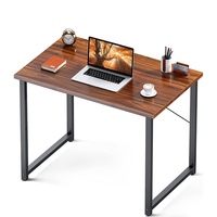 Table de bureau en verre au design moderne Table de bureau pour ordinateur avec table de bureau Bureau d'ordinateur