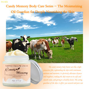 Turuncu Creamsicle 100% doğal çim beslenen sığır Tallow balsamı organik vücut tereyağı krem şanti nemlendirici sığır Tallow krem - Product Image 6