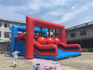Ngoài trời <span class=keywords><strong>Inflatable</strong></span> WIPEOUT trở ngại lớn quả bóng WIPEOUT trò chơi 5K <span class=keywords><strong>Inflatable</strong></span> trở ngại tất nhiên thách thức - Product Image 4