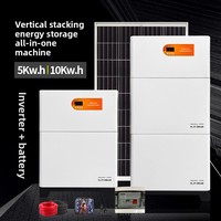 Armoire de stockage d'énergie solaire hors réseau avec onduleur photovoltaïque intégré Dimensions 725x520x310mm Wi-Fi activé