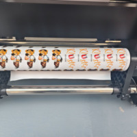 Impresora de Inyección de Tinta Automática Multifuncional Profesional con Tinta UV y Cabezal de Impresión I3200 para Impresión de Etiquetas y Tarjetas