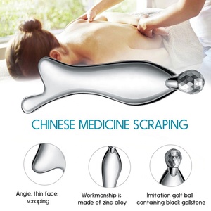 Chinesische traditionelle Gesundheitstherapie Schönheitslifting Nase-Gesichtsmassagegerät Metall Gua Sha-Brett - Product Image 2