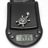 Tortue Design 316 L En Acier Inoxydable Mignon 3D Animal Pendentifs Colliers Pour Femmes Hommes Usine Directement colliers en acier inoxydable