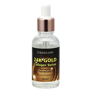 Custom Merk 24 K Goud Vitamine C Serum Voor Gezicht Anti Veroudering Serum Rimpels