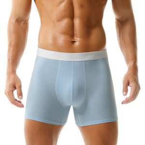 KJ2015 कस्टम लोगो मुक्त नमूना कपास खेल बॉक्सर के लिए पुरुषों के अंडरवियर बैच अनुकूलित उत्पादन चीनी कारखाने कोड ओएम - Product Image 2