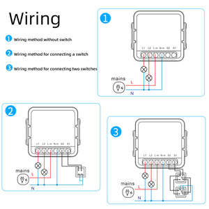 Zigbee Module Smart Light Switch 1/2/3/4 Way Dual Control With Tuya Support For Home Automation - Product Image 1