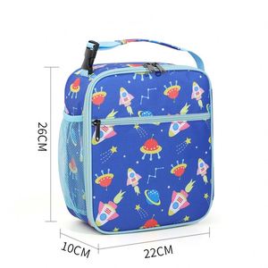 Cute Cartoon <b>Lunch</b> Bag Isolated Buckle Handle Cooler <b>Box</b> Student PEVA Insulated Cooler Bag Hanging Lightweight <b>Kids</b> <b>Lunch</b> Bag - Product Image 6