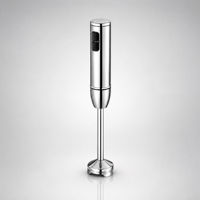 Mixeur Plongeant Électrique 300W Minimaliste 4 Lames 2 Vitesses avec Fonction Pulse pour Jus, Confiture et Soupe