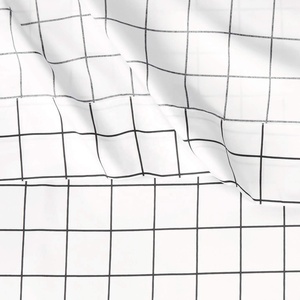 Ensemble <span class=keywords><strong>de</strong></span> draps <span class=keywords><strong>de</strong></span> <span class=keywords><strong>lit</strong></span> en microfibre <span class=keywords><strong>de</strong></span> polyester personnalisé, super doux, à motif géométrique <span class=keywords><strong>noir</strong></span> brossé, avec poches latérales élastiques, 4 pièces - Product Image 3