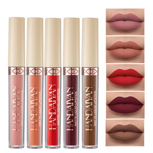 Brillo Labial Líquido de Lujo <span class=keywords><strong>HANDAIYAN</strong></span>, Brillo Labial Mate Portátil de 2.5ml con Aroma a Rosa para Mujer Moderna, Gran Venta - Product Image 1