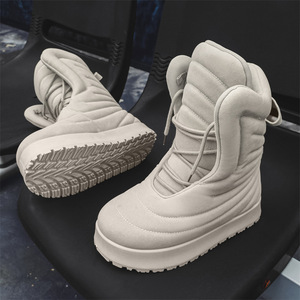 Premier <span class=keywords><strong>PDF</strong></span> Y12 hiver rue tendance vent neige bottes fond épais Super hauteur léger pain chaussures confortable OOTD vent neige - Product Image 1