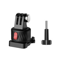 Adaptateur de montage pour caméra d'action à rotation rapide à 360 degrés |   Support de base universel GoPro pour Hero/DJI Osmo/Insta360 Sports, retiré