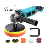 Polisseuse de voiture, 1600W, machine à polir rotative double taille 7 pouces / 6 pouces pour le detailing automobile