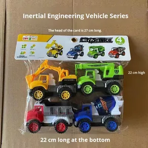 Juego de Juguetes de Vehículos Urbanos de Varios Tipos, Incluye Auto, Camión de Bomberos y Vehículo de Construcción, Juguete para Niños - Product Image 2
