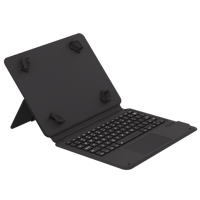 Casing Keyboard Kulit Universal Grosir dengan 3 Tingkat Kecerahan dan 7 Warna Lampu Latar untuk Semua Tablet & iPad 10-11 Inch