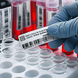 Klinischer Test Kunststoff-Fläschchen lagerung mit Forschungs glas Papier Biotechnologie Pharmazeut ische kryogene Etiketten Vinyl-Kunststoff röhrchen - Product Image 2