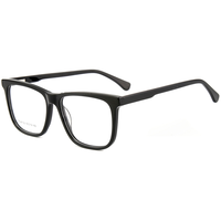 Monture de lunettes rectangulaire classique Elan Optical RD26122 de bonne qualité, monture intégrale unisexe en acétate, vente directe d'usine