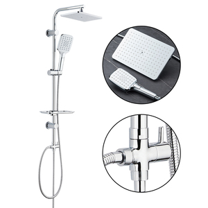 Système <span class=keywords><strong>de</strong></span> douche mural en acier inoxydable 304 avec <span class=keywords><strong>colonne</strong></span> <span class=keywords><strong>de</strong></span> douche et douchette ABS – Vente en gros à prix réduit - Product Image 1