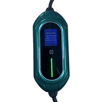 Nouveau chargeur EV portable 3,5 kW Type 2, courant réglable 16A, prise Schuko 220V, câble de charge de véhicule électrique sécurisé