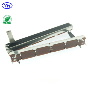 Potenciómetro deslizante lineal mono de alfa RA3031F, recorrido de 30mm, 45mm, 60mm, 10kΩ, 20kΩ, 50kΩ, 100kΩ, 10kΩ - Product Image 5