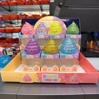 Jouet anti-stress mignon en forme de boulette à presser à remontée lente, boîte mystère Fidget Bun |   Cadeau surprise aléatoire
