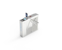 Torniquete Trípode Totalmente Automático, Impermeable, de Acero Inoxidable 304, Puerta de Seguridad de 3 Brazos, Control de Acceso Rápido para Entrada y Salida