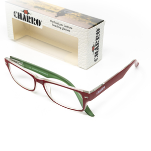 Occhiali da lettura Kansas rosso/verde. Ingrandimento +3.0 - Product Image 3