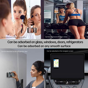 Funda de teléfono de succión de silicona de 2 lados Soporte de succión de teléfono de montaje adhesivo Compatible <span class=keywords><strong>con</strong></span> funda de teléfono <span class=keywords><strong>iPhone</strong></span> y Android - Product Image 5