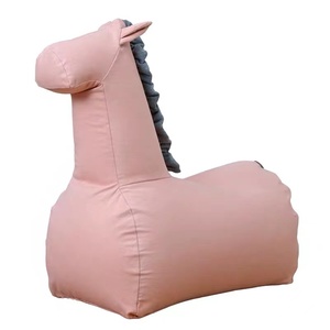 Sedia a <span class=keywords><strong>sacco</strong></span> a <span class=keywords><strong>sacco</strong></span> per bambini con cavallo giallo adorabile su misura per bambini - Product Image 3