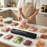 Mini machine de mise sous vide alimentaire portable pour usage domestique, machine de mise sous vide électrique automatique de petite taille pour le stockage et la conservation des aliments